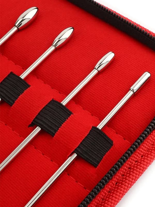 Mr Steel Rosebud Urethral Sounds 8-pack Dilatorpakke