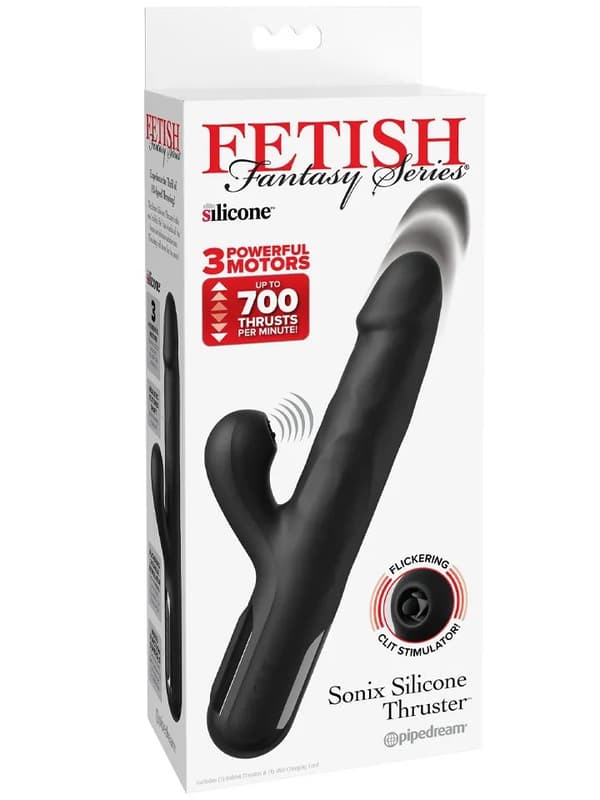 Fetish Fantasy Series Sonix Silicone Thruster Rabbitvibrator