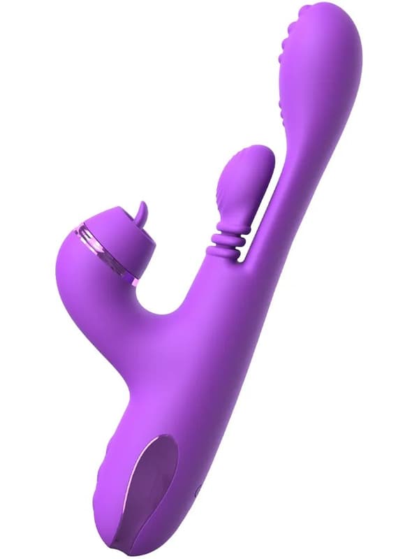 Pipedream Fantasy For Her Intimotion Pulse Pro Rabbitvibrator med roterende tunge