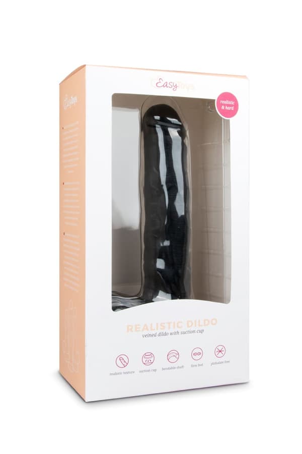 EASYTOYS KÆMPE DILDO MED SUGEKOP 29,5CM