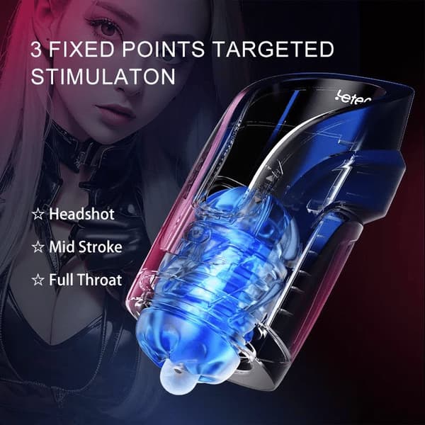Leten Cannon King Automatic Thrusting Stroker Automatisk Masturbator