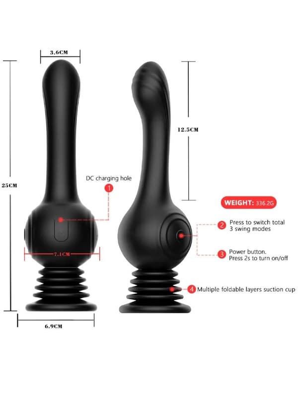 Grlpwr Shaking G-Spot Lover Vibrerende dildo