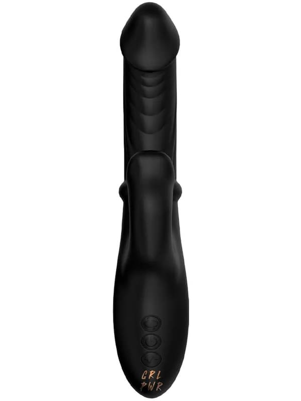 Grlpwr Envy Licking & Thrusting Vibrator Rabbitvibrator med roterende tunge