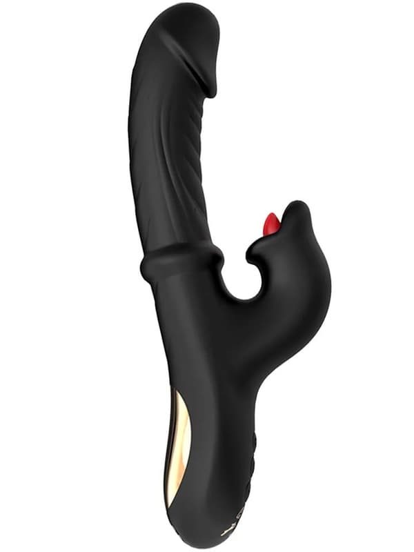 Grlpwr Envy Licking & Thrusting Vibrator Rabbitvibrator med roterende tunge