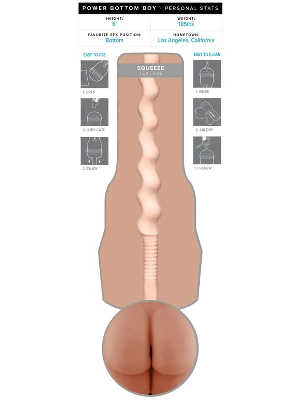 Fleshjack Fantasy Power Bottom Boy Fleshjack