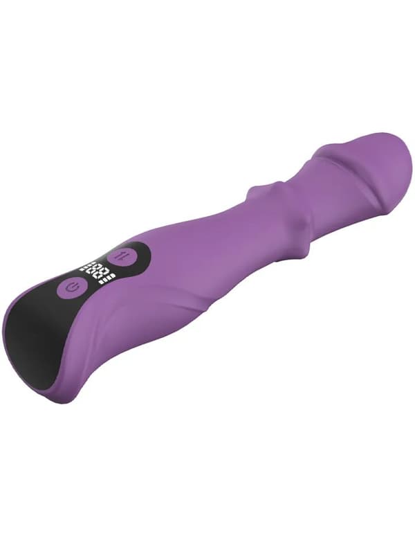 3-in-1 Vibrating Dildo With LCD Display Vibrerende dildo
