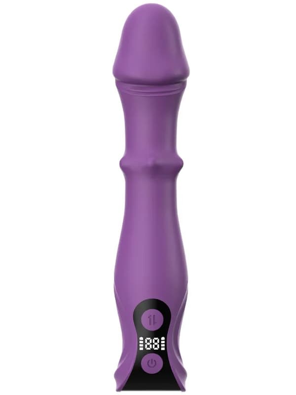 3-in-1 Vibrating Dildo With LCD Display Vibrerende dildo