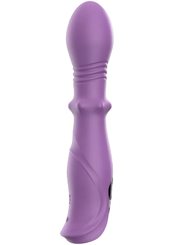 3-in-1 Thrusting Dildo With LCD Display Vibrator