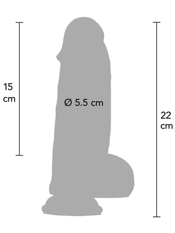 Ultra Realistic Dildo Silicone 20 cm XL dildo