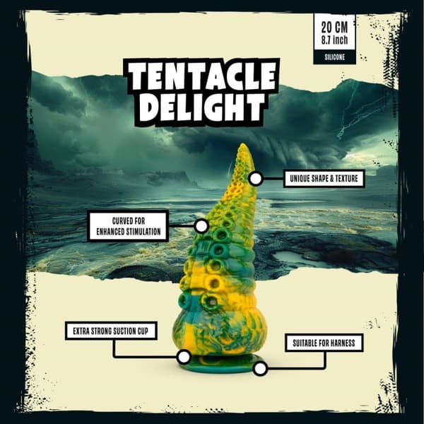 MYTHICAL MATES – TENTAKELNÖJE DILDO 22CM MED SUCTIONSUL