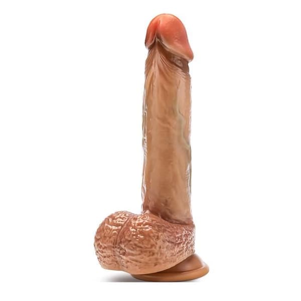 Blush - Renässans Raphael Dildo med Glidande Förhud - 24 cm