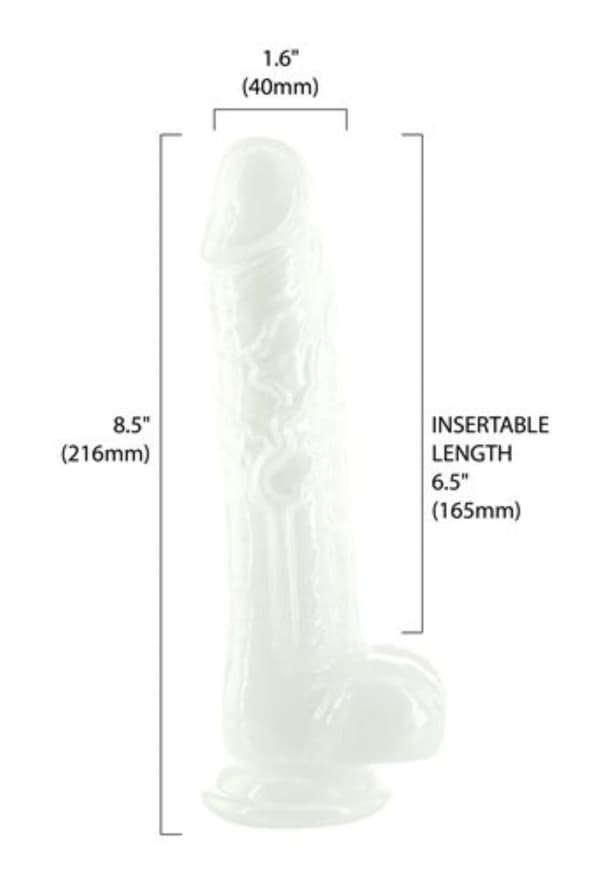 ADDICTION - PEARL DILDO MED SUGEKOP 20CM