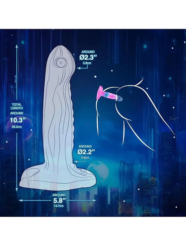 Big Rc Silicone Monster Dildo 26,2 cm Dragon dildo
