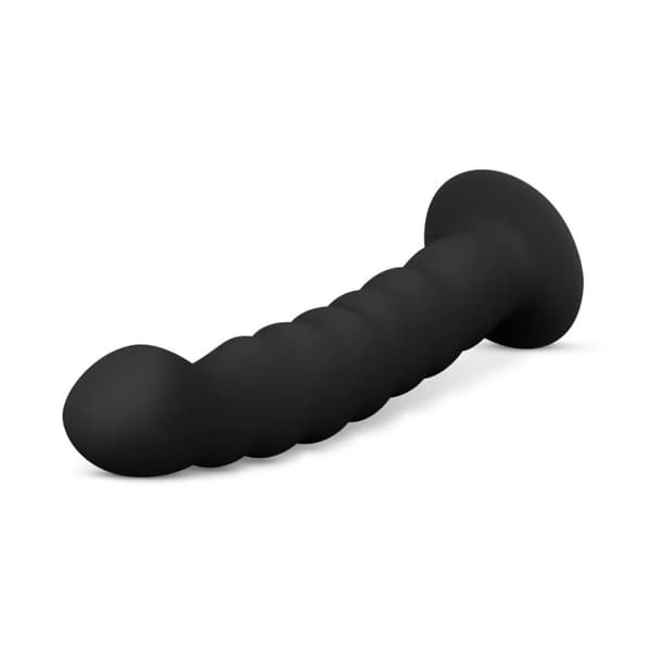 EASYTOYS SILIKON STRAP ON MED RÄFFLOR