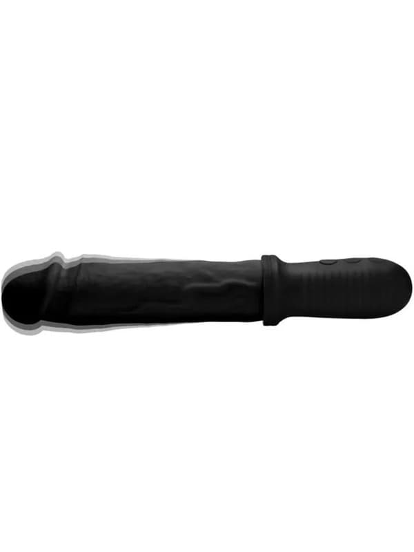 8X Auto Pounder Vibrating & Thrusting Dildo Dildo med vibrator