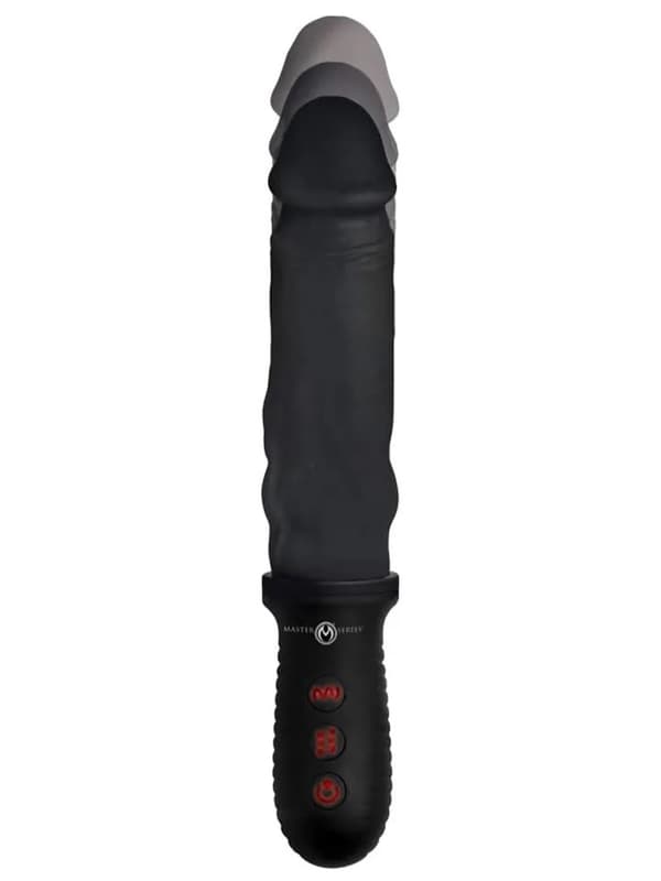 8X Auto Pounder Vibrating & Thrusting Dildo Dildo med vibrator