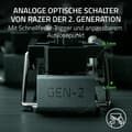 Miniatyrbild 3 av 3: Kabelbunden gamingtangentbord, mini-formfaktor (60 %), linjära analoga optiska switchar från Razer, anpassningsbar utlösningspunkt, Rapid