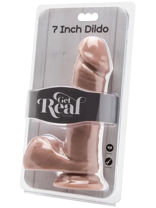 ToyJoy Get Real Dildo With Balls 18 cm Realistisk dildo