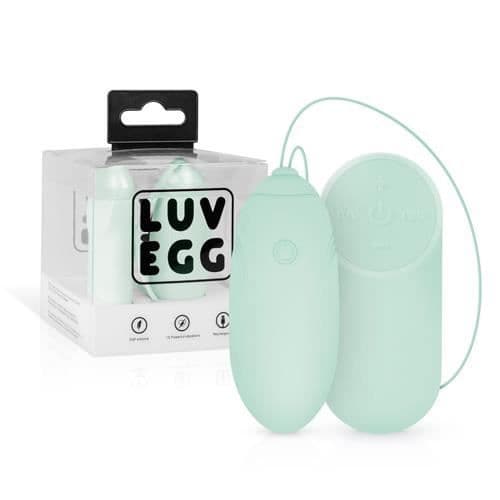 Vibrerande ägg - LUV - LUV EGG - Grön - 12 vibrationsnivåer - Mjuk silikon