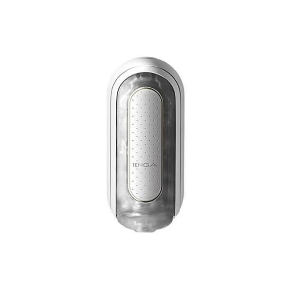 Masturbator - Tenga - Flip Zero 0 - Vibrerande - Transparent Vit - 720 g