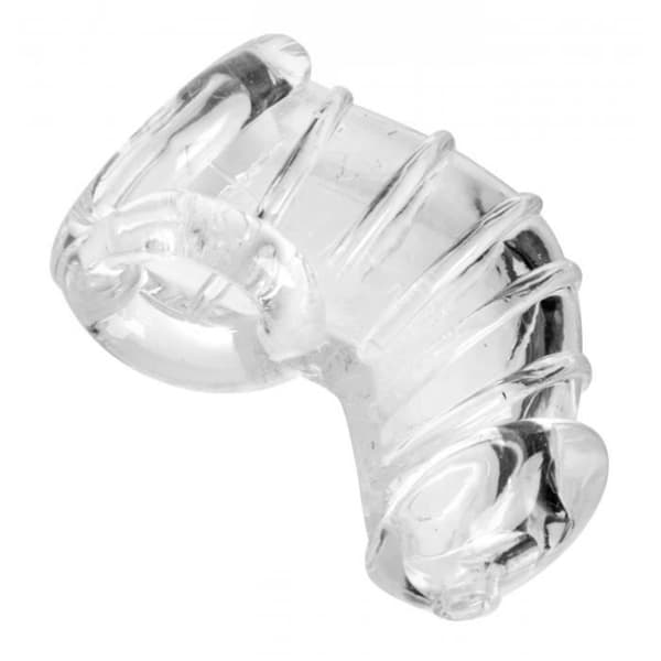 Kapsel av kyskhet - Silikon - 10,5 cm - Transparent - Bekväm - Oupptäckbar