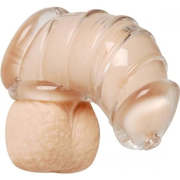 Kapsel av kyskhet - Silikon - 10,5 cm - Transparent - Bekväm - Oupptäckbar