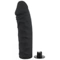Miniatyrbild 4 av 4: Svart Silikon Strap-on Dildo - unisex/vuxen