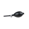 Miniatyrbild 3 av 4: Analplugg - XR Brands - Uppblåsbar - Med handpump - Svart - Ribbad struktur