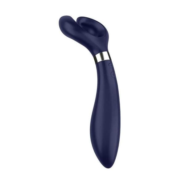 Sexleksak - SATISFYER - Multifun 3 - Nattblå - Silikon - Vattentät - Laddningsbar