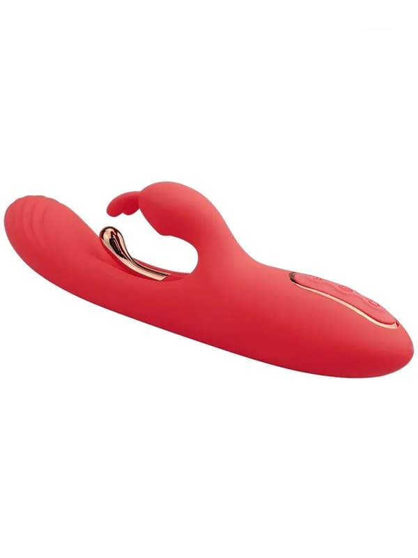 Red & Gold Flapping Rabbit Red Jänisvibraattori