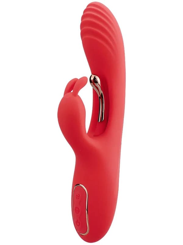 Red & Gold Flapping Rabbit Red Jänisvibraattori