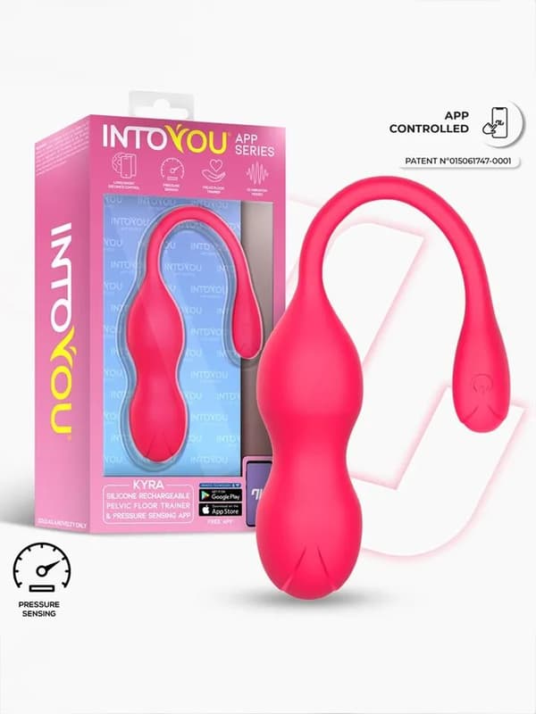 Kyra Pelvic Floor Trainer Pressure Sensing App App-styret bækkenbundskugler