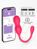 Miniatyrbild 1 av 6: Kyra Pelvic Floor Trainer Pressure Sensing App Appstyrda knipkulor