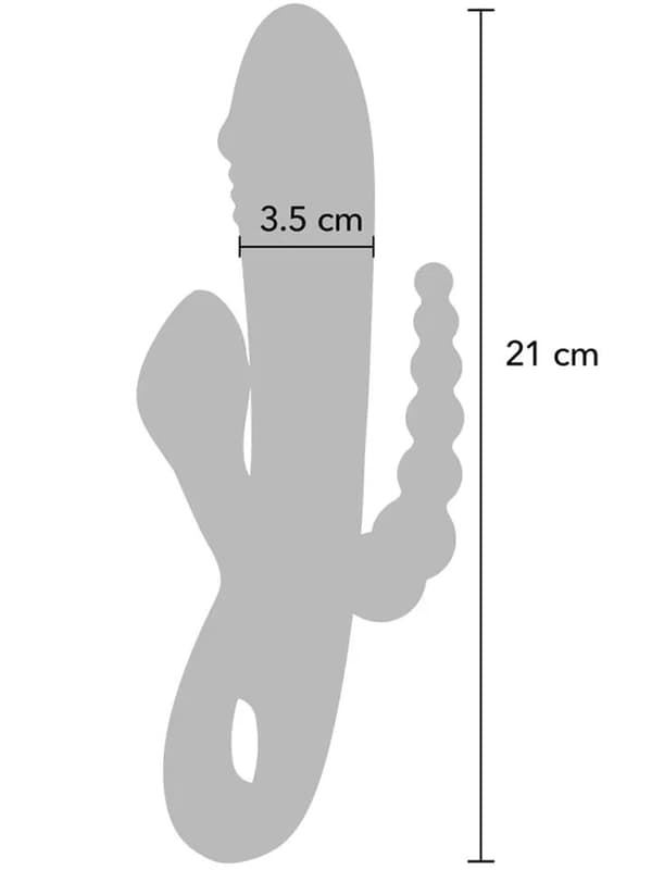 Caleona Triple Temptation Rabbit vibrator