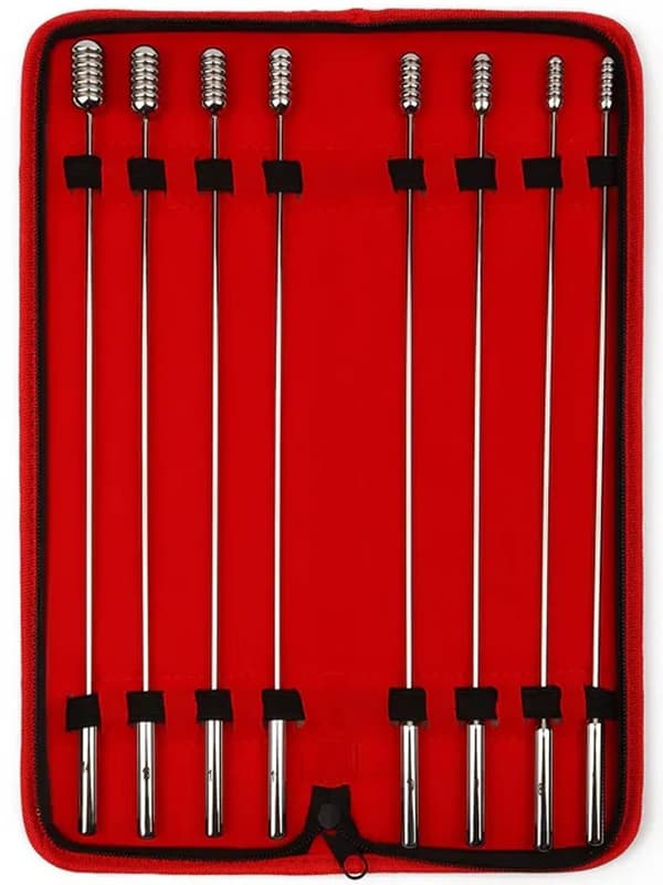 Mr. Steel Screw Me Urethral Sounds 8-pack Dilaattoripaketti
