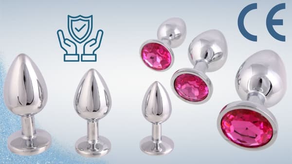 ANALPLUGGAR 3 DELAR - SEXSET FÖR ANUSMASSAGE