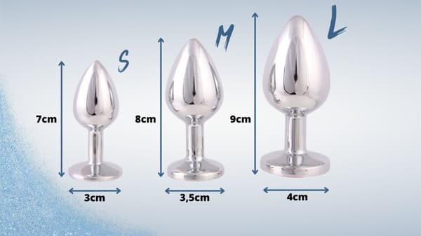 ANALPLUGGAR 3 DELAR - SEXSET FÖR ANUSMASSAGE