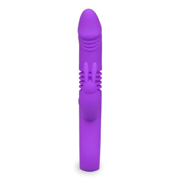 Vibrator kanin automatisk fram- och tillbaka Mains Libres värmande Dreamer - Lila