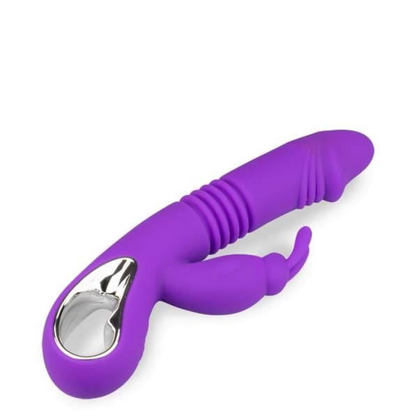 Vibrator kanin automatisk fram- och tillbaka Mains Libres värmande Dreamer - Lila