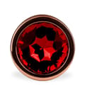 Miniatyrbild 3 av 5: Plugg i metall för anal njutning med rosafärgad knopp i roséguld M 88g - 6 färger - KÄRLEK OCH VIBBAR