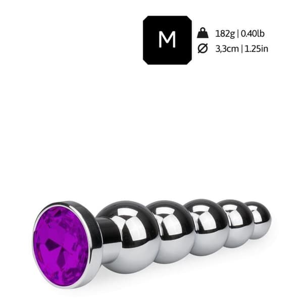 Bijou anal rosebud chapelet - 7 färger