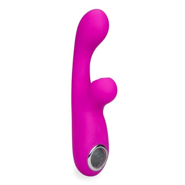 Vibromassager kanin med slag och skärm Summer Fling
