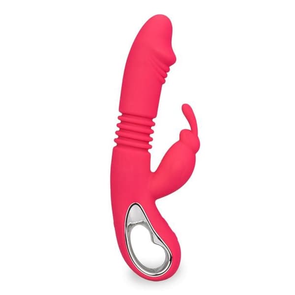 Vibromasseur rabbit med värme och fram-och-tillbaka rörelse Dreamer