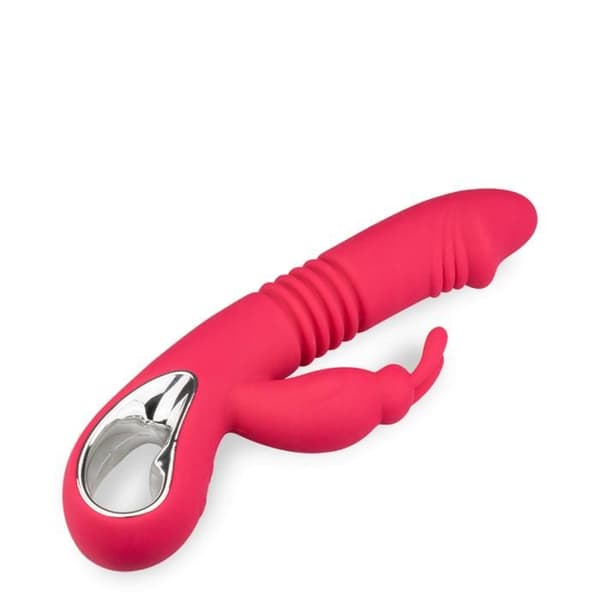 Vibromasseur rabbit med värme och fram-och-tillbaka rörelse Dreamer