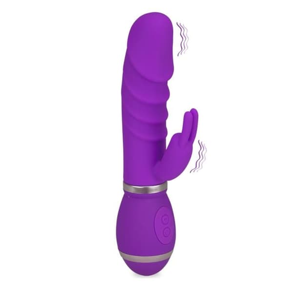 Mini vibrokanin USB silikon stort huvud