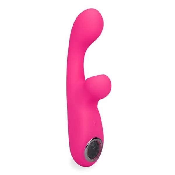Vibromassager kanin med slag och skärm Summer Fling