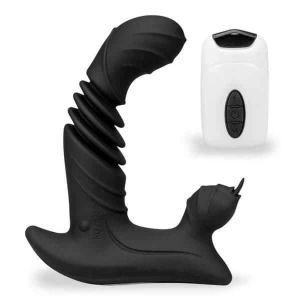 Klitorisstimulator som vibrerar fram och tillbaka dildo 20 lägen