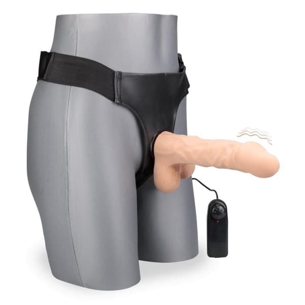 XL vibrerande strap-on dildo 21,5 cm Brody