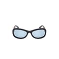Miniatyrbild 3 av 4: Solenögon - GCDS - GD0038 - Svart Glansig - Acetat - Unisex