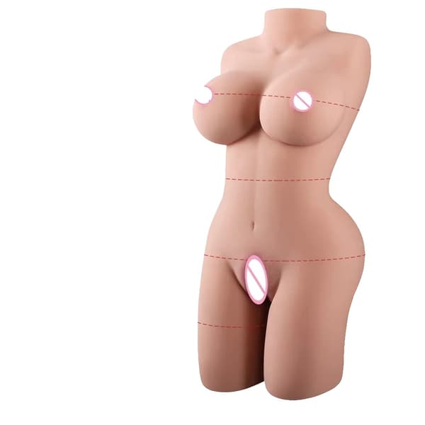 Realistisk Torso Docka, Lättviktsdesign, Anatomiskt Korrekt Funktioner,5 kg